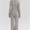 Hunter Grey Cashmere Straight Leg Trousers