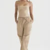 Luna Camel Cargo Trousers