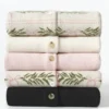 Mistle-Bow Cream Jacqard Wool Cardigan
