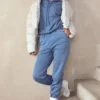 Sky Azure Fleece Back Jogging Trouser