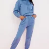 Sky Azure Fleece Back Jogging Trouser