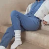 Sky Azure Fleece Back Jogging Trouser